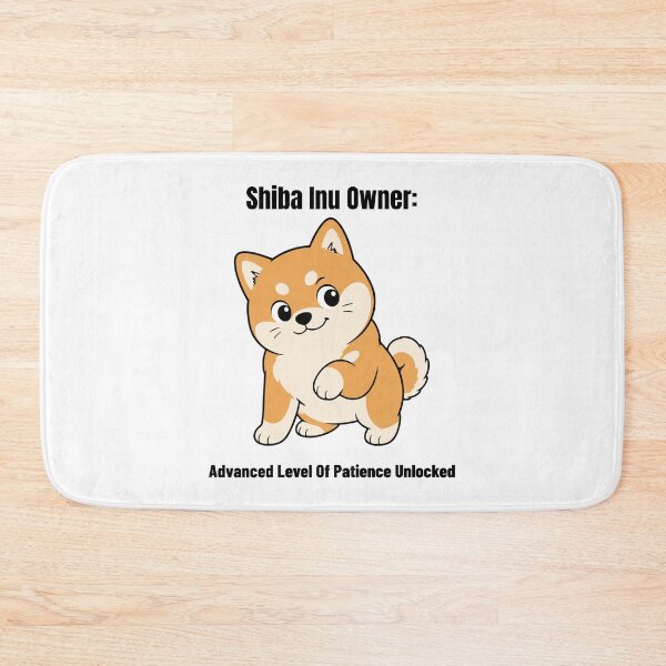 Item preview, Advanced Level Of Patience Unlocked - Funny Shiba Inu   designed and sold by Happy Hues.