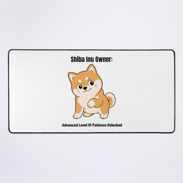 Item preview, Advanced Level Of Patience Unlocked - Funny Shiba Inu   designed and sold by Happy Hues.