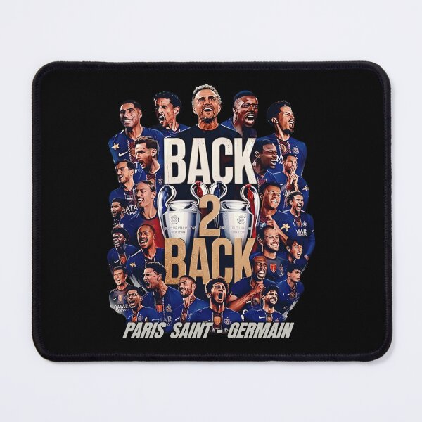 Item preview, PSG Back 2 back team collage illustration designed and sold by luytkaka.