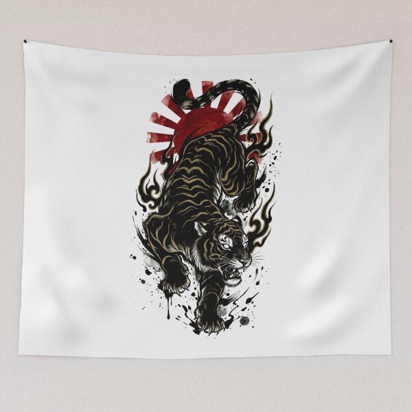 Item preview, Tiger Japanese Tattoo designed and sold by Irezumiya.