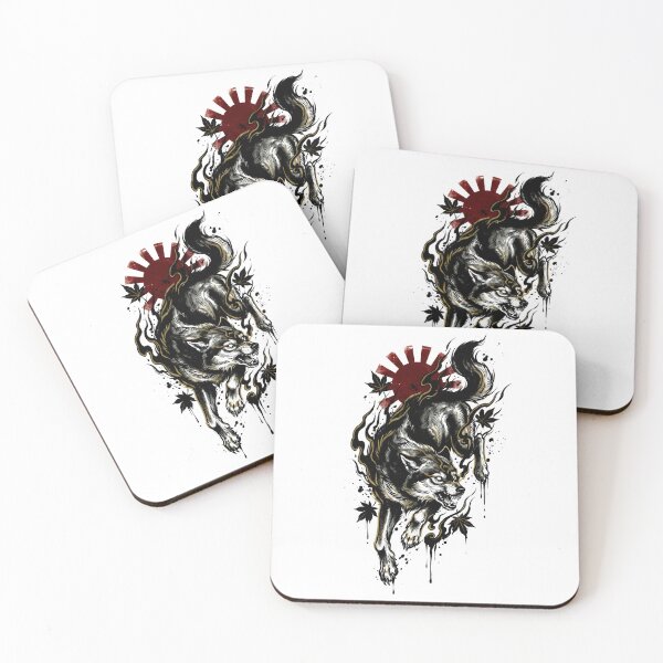 Item preview, Wolf Japanese Tattoo designed and sold by Irezumiya.