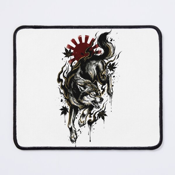 Item preview, Wolf Japanese Tattoo designed and sold by Irezumiya.