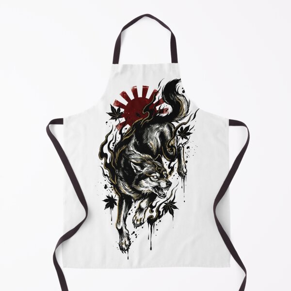 Item preview, Wolf Japanese Tattoo designed and sold by Irezumiya.