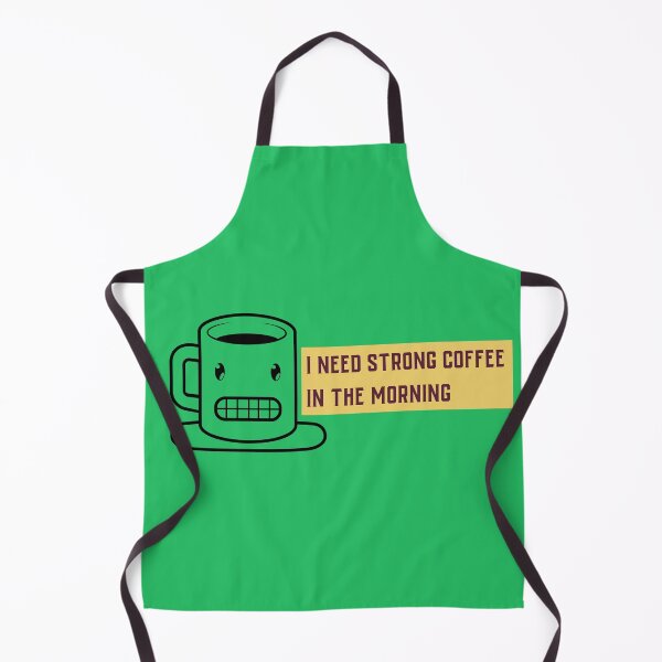 Item preview,  Funny Coffee MOCHA Mug Graphic with the quote "I NEED STRONG COFFEE IN THE MORNING" for t-shirts, hats, coffee or mocha mugs, and more merchandise  designed and sold by MKTreasures.