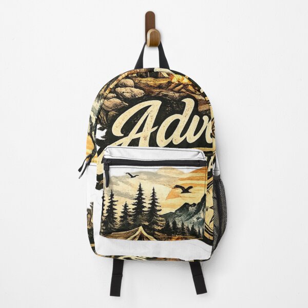 Item preview, Adventure Is Calling Outdoor Travel Adventure Sticker designed and sold by Omanut Studio — By Ashwin..