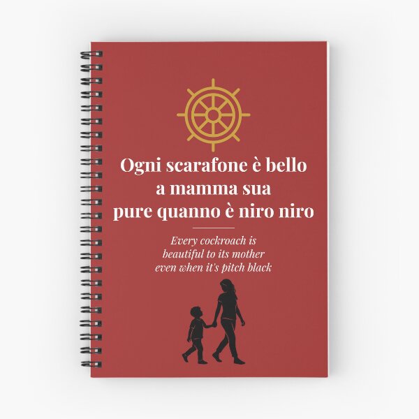 Item preview, "Ogni scarafone è bello a mamma sua - Every cockroach is beautiful to its mother" designed and sold by MINGONIDESIGN.