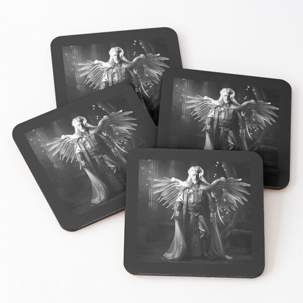 Item preview, Dark Angel Warrior Fantasy Art designed and sold by inkoutninja.