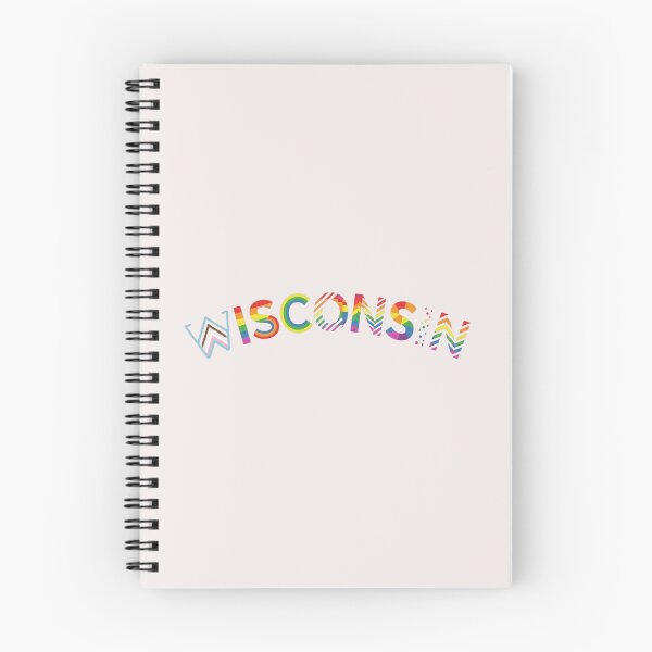 Item preview, Wisconsin Pride Progress Flag Rainbow designed and sold by DannieLettering.
