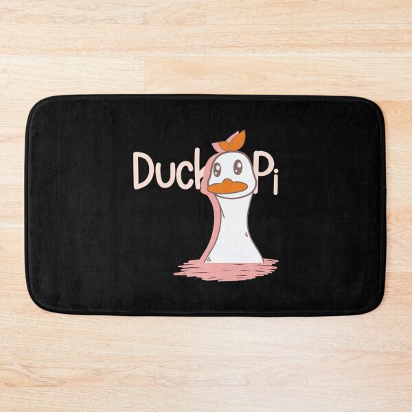 Item preview, Cute Kawaii Duck Pink Pool Illustration designed and sold by WeirdHelgas.