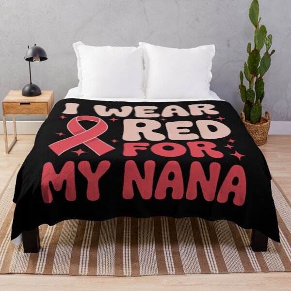 Item preview, I Wear Red For My Nana designed and sold by sailorjessiArt.