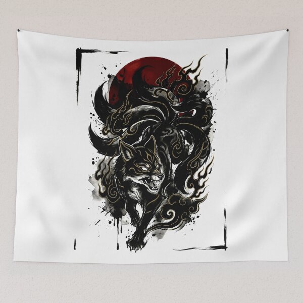 Item preview, Kitsune Japanese Tattoo designed and sold by Irezumiya.