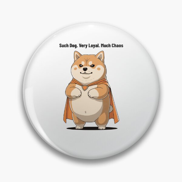 Item preview, Such Dog Very Loyal Much Chaos - Funny Shiba Inu Meme designed and sold by Happy Hues.