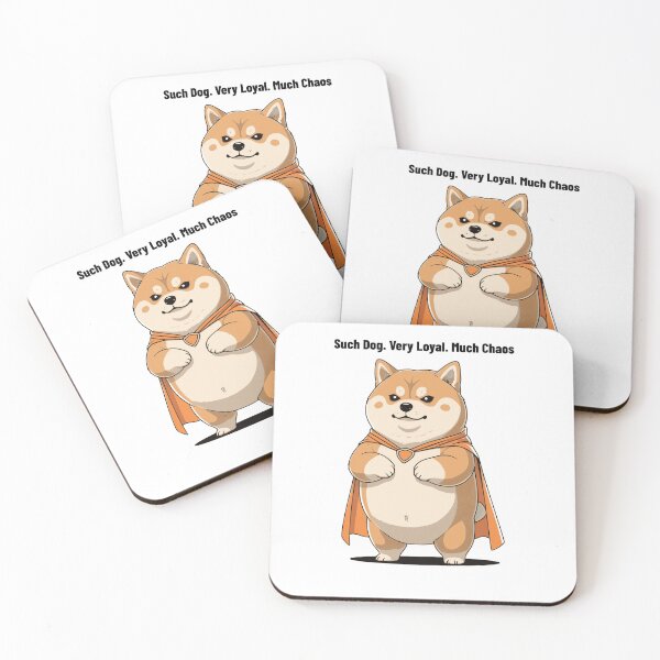 Item preview, Such Dog Very Loyal Much Chaos - Funny Shiba Inu Meme designed and sold by Happy Hues.
