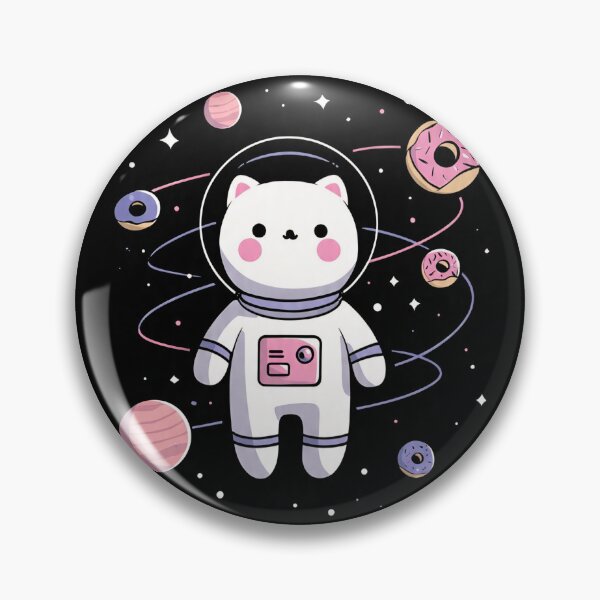 Item preview, Astro Cat on Donut Orbit designed and sold by AwesomeDigiShop.