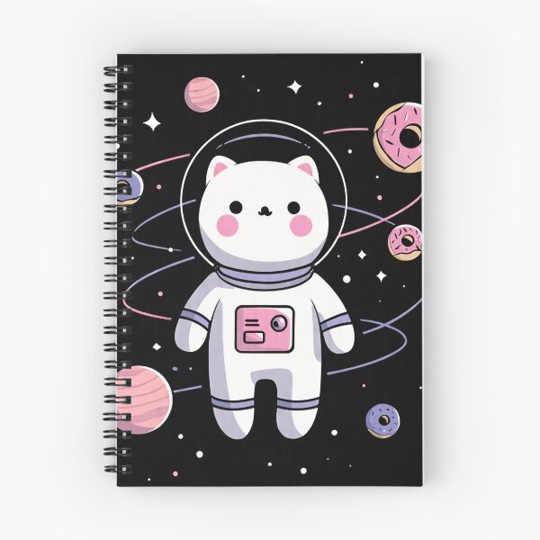 Item preview, Astro Cat on Donut Orbit designed and sold by AwesomeDigiShop.