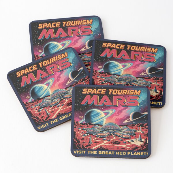 Item preview, Retro Mars Tourism Vector Graphic designed and sold by ryanguas.