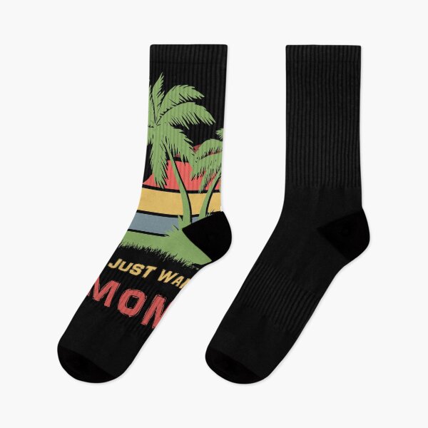 Item preview, I Just Wanna Pet My Monkey Retro Sunset Design designed and sold by marke770.