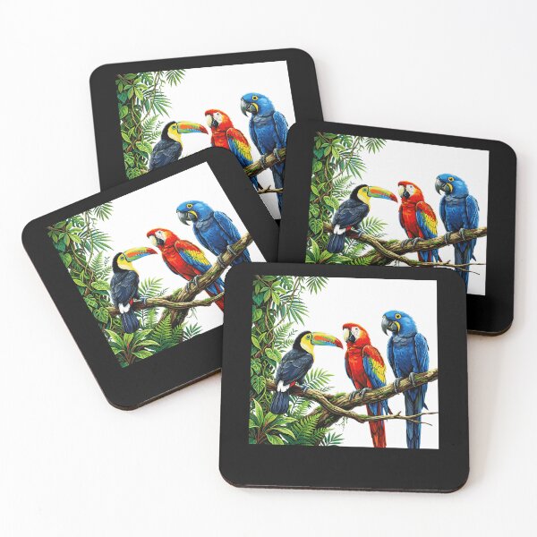 Item preview, Parrots Tropical Birds Hawaii Beach Party Summer Vacation designed and sold by Littermin.