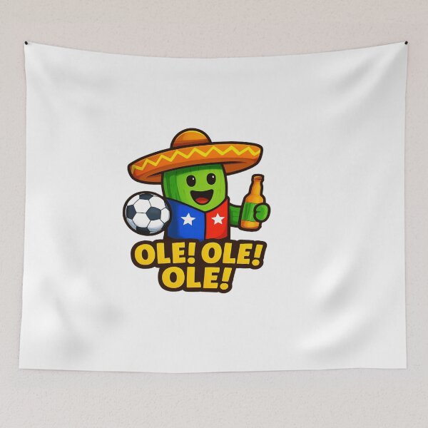 Item preview, Ole Ole Ole Funny Football Cactus designed and sold by syndia2209.