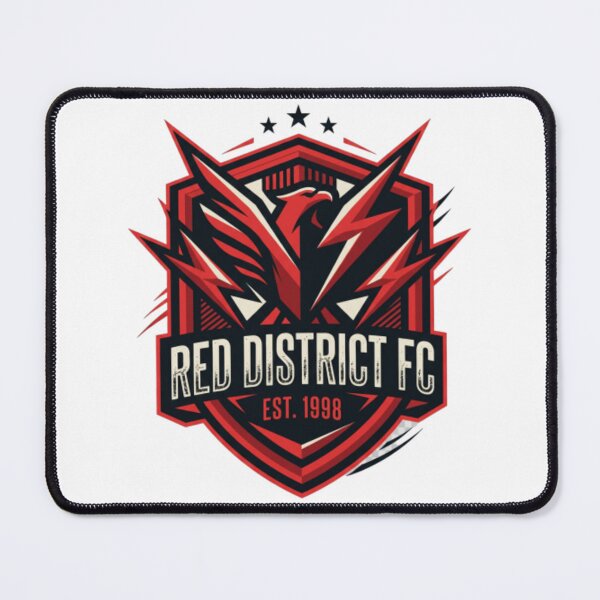 Item preview, Red District FC Football Streetwear Crest Logo designed and sold by WOHAMMAD.