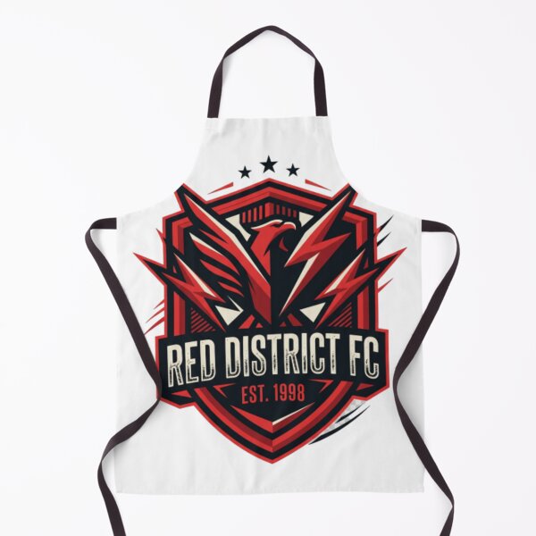 Item preview, Red District FC Football Streetwear Crest Logo designed and sold by WOHAMMAD.