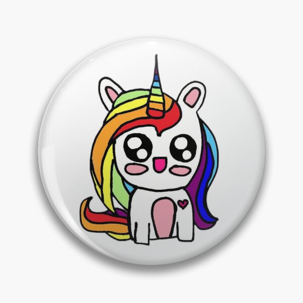 Item preview, Rainbow lbgtq+ chibi kawaii unicorn designed and sold by fideskizal.