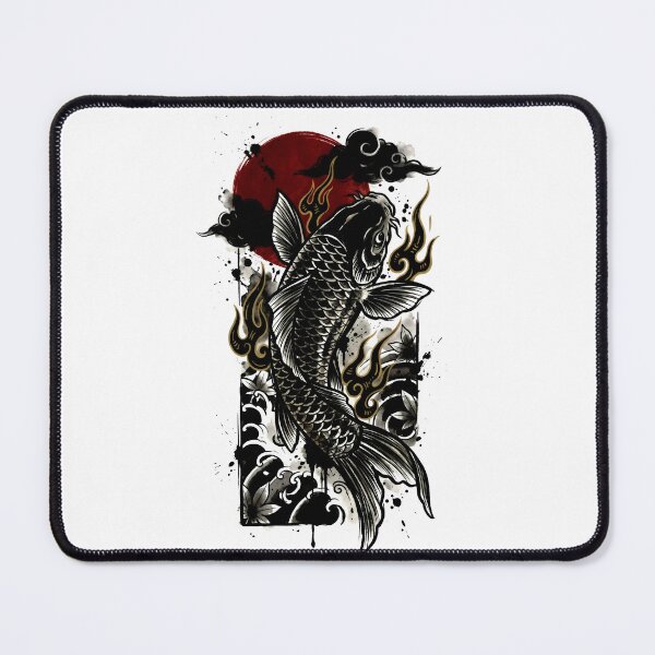 Item preview, Koi Fish Japanese Tattoo designed and sold by Irezumiya.
