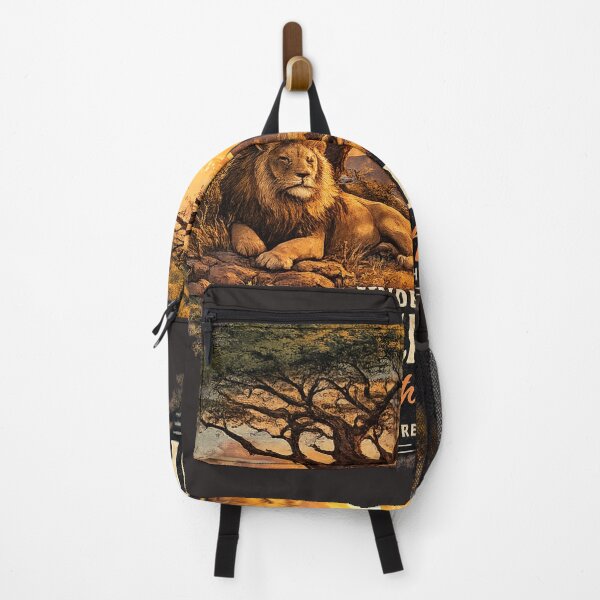 Item preview, Under the African Sun | Lion Sunset South Africa Vintage Safari Travel Design designed and sold by Ashes to Artistry.