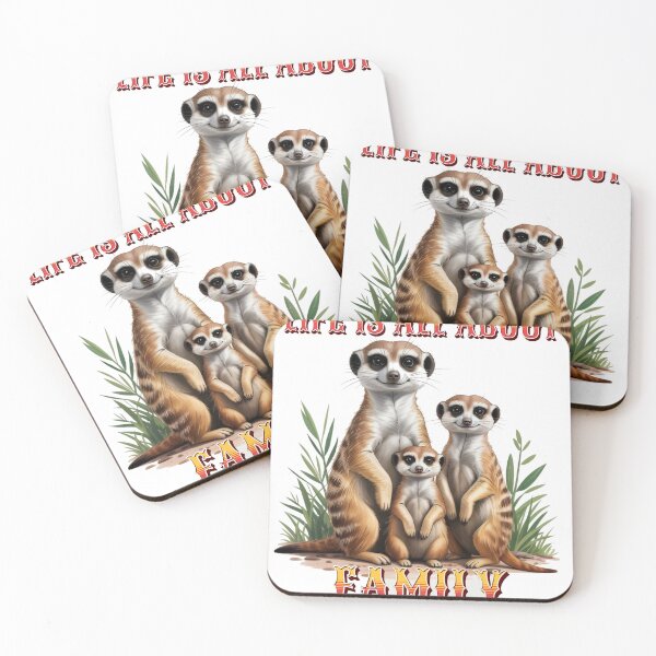 Item preview, Meercat Family designed and sold by JocartyGifts.