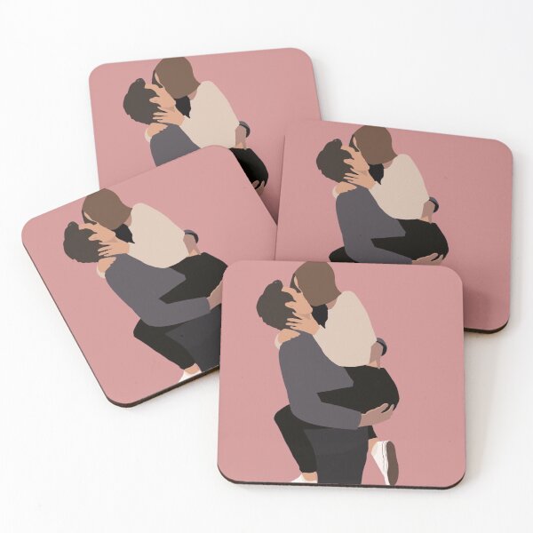 Item preview, Romantic Couple Hug Illustration designed and sold by     Pink Chaos Club.