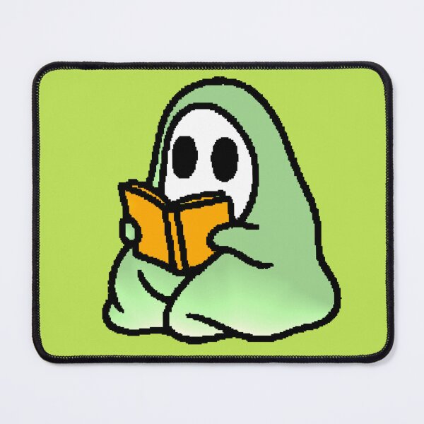 Item preview, Kawaii Ghost Reader Reading Spooky Cozy Book designed and sold by AstronautMerch.