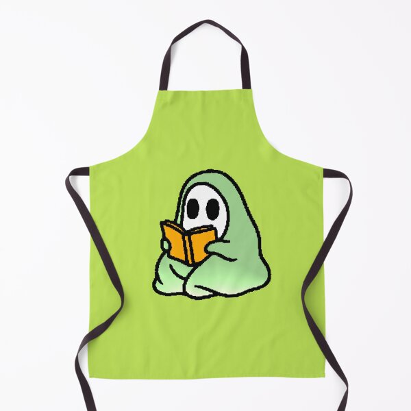 Item preview, Kawaii Ghost Reader Reading Spooky Cozy Book designed and sold by AstronautMerch.