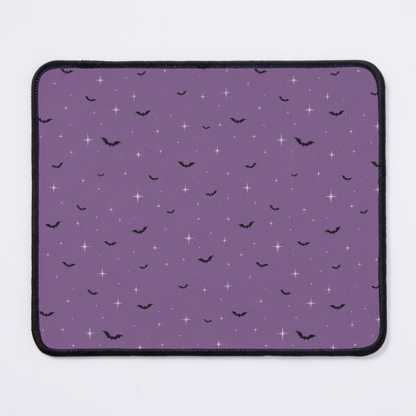 Item preview, Pastel Goth Bat Pattern Purple Sparkles Gothic Bedding designed and sold by ArcanePrintsxo.
