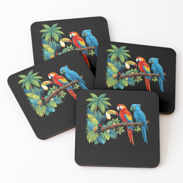 Item preview, Parrots Tropical Birds Hawaii Beach Party Summer Vacation designed and sold by Littermin.