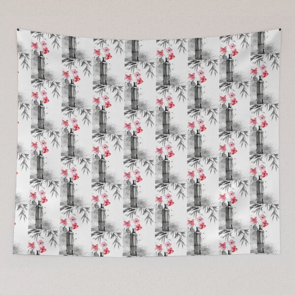 Item preview, Zen Floral Watercolor designed and sold by  RoseCraft Atelier.