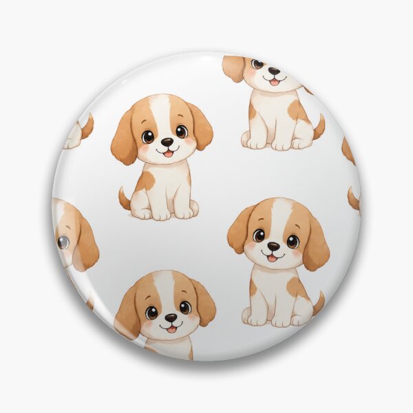 Item preview, Cute Puppy Pattern – Adorable Dog Seamless Design designed and sold by Seculinator.