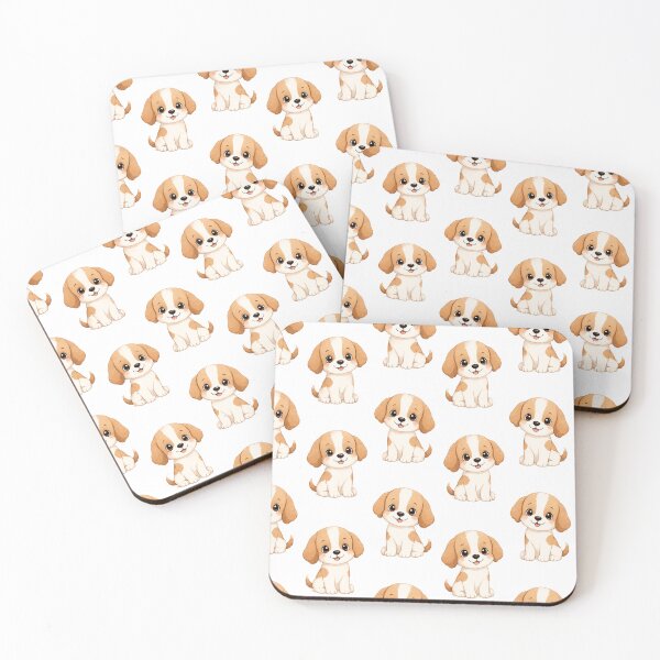 Item preview, Cute Puppy Pattern – Adorable Dog Seamless Design designed and sold by Seculinator.
