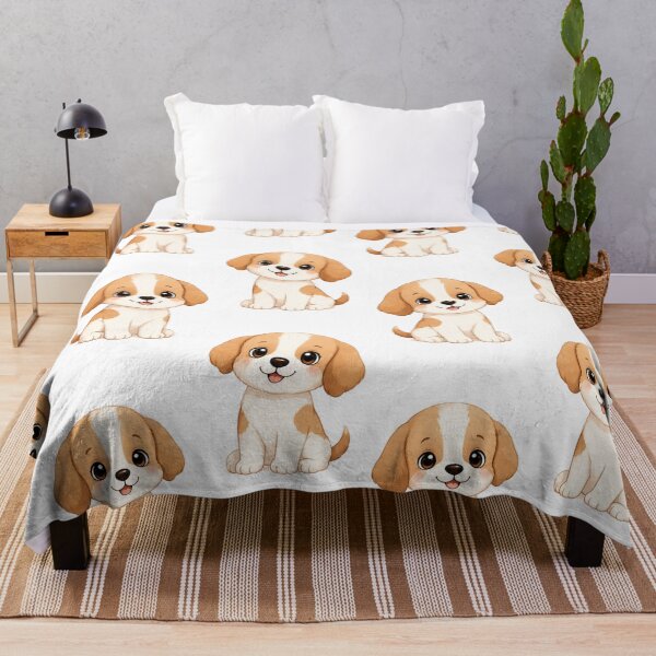 Item preview, Cute Puppy Pattern – Adorable Dog Seamless Design designed and sold by Seculinator.