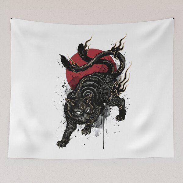 Item preview, Neko Japanese Tattoo designed and sold by Irezumiya.