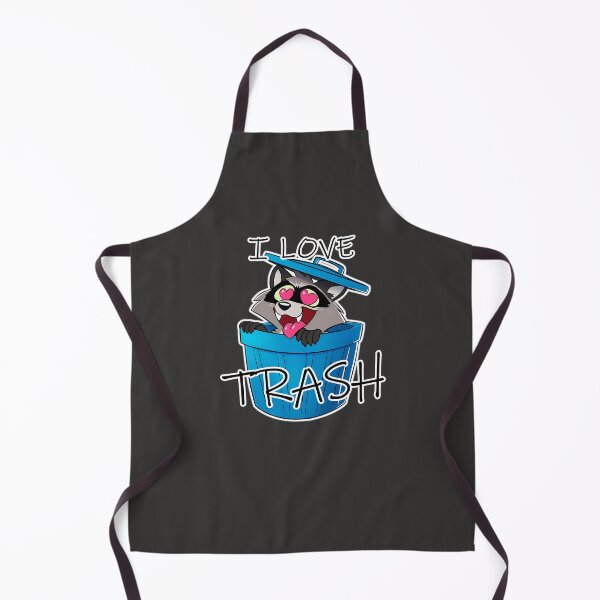 Item preview, I Love Trash - Cute Raccoon Silly and Funny Design designed and sold by Hungry-Fox.