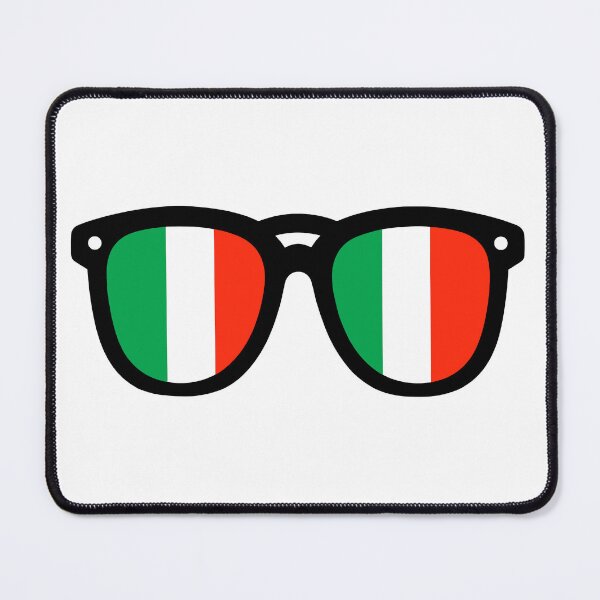 Item preview, Italian Flag Sunglasses – Italy Pride Summer Design designed and sold by EmeraldeaArt.