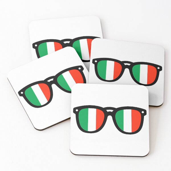 Item preview, Italian Flag Sunglasses – Italy Pride Summer Design designed and sold by EmeraldeaArt.