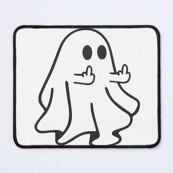 Item preview, Cute Ghost Middle Finger Funny Halloween Humor designed and sold by TrendingView.
