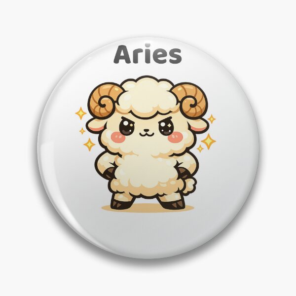 Item preview, Cute Aries Zodiac Ram Kawaii Astrology designed and sold by creativiteemom.