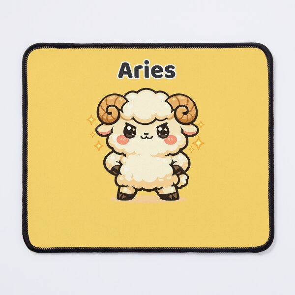 Item preview, Cute Aries Zodiac Ram Kawaii Astrology designed and sold by creativiteemom.