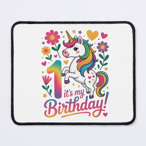 Item preview, 1 Birthday Unicorn designed and sold by jkrphoto.