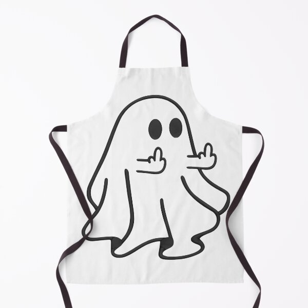 Item preview, Cute Ghost Middle Finger Funny Halloween Humor designed and sold by TrendingView.