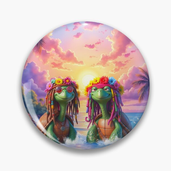 Item preview, Reggae Turtles – Island Vibes Forever designed and sold by nicky2342.