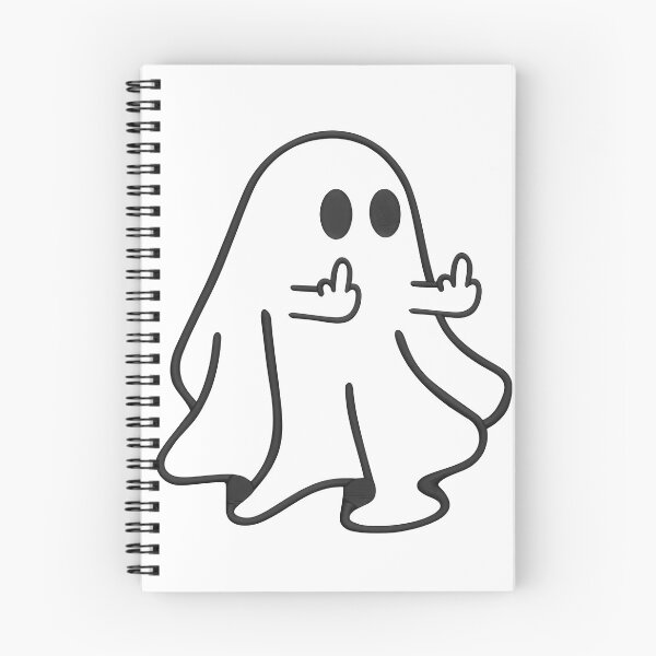 Item preview, Cute Ghost Middle Finger Funny Halloween Humor designed and sold by TrendingView.