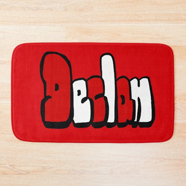 Item preview, Declan Name Art Cool Typography Blue Graffiti Bubble Letters designed and sold by Artonmytee.